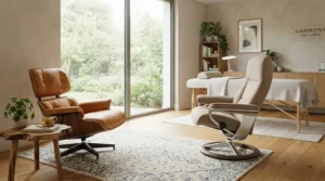 Practitioner accommodating high client volume with a portable massage chair vs stationary salon chair workflow